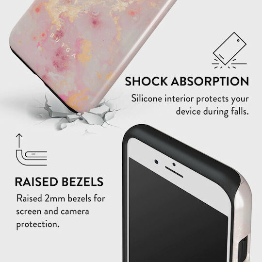 Burga Fashion Tough Back Cover Πλαστικό / Σιλικόνης Πολύχρωμο (iPhone SE 2022/2020)