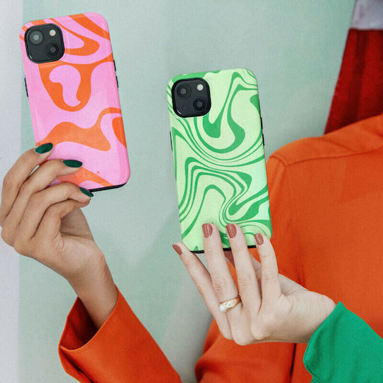 Burga Fashion Tough Back Cover Πλαστικό / Σιλικόνης Πράσινο (iPhone 13 Pro Max)