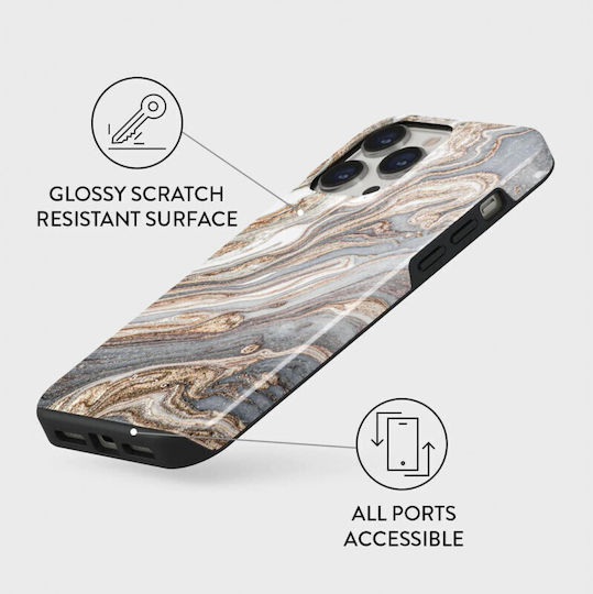Burga Fashion Tough Back Cover Πλαστικό Μπεζ (iPhone 14 Pro)