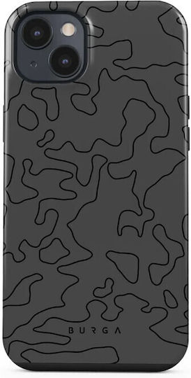 Burga Fashion Tough Back Cover Πλαστικό Μαύρο (iPhone 14)