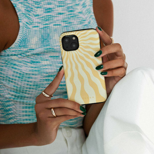 Burga Fashion Tough Back Cover Πλαστικό / Σιλικόνης Πορτοκαλί (Galaxy S22 Ultra 5G)