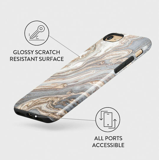 Burga Fashion Tough Back Cover Plastic / Silicon Multicolor (iPhone SE 2022/2020/8/7)