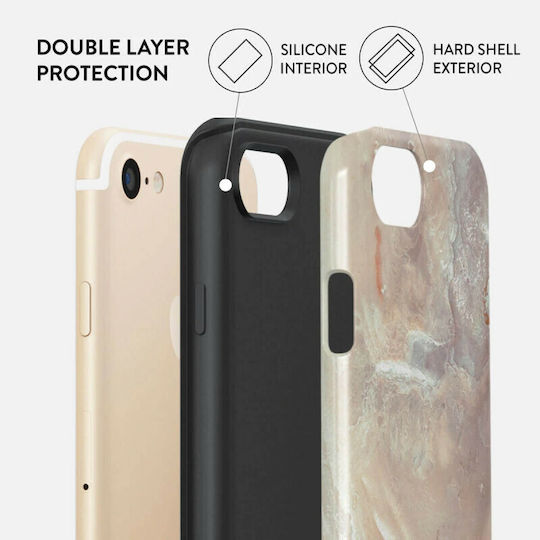 Burga Fashion Tough Back Cover Plastic / Silicone Multicolour (iPhone SE 2022/2020)