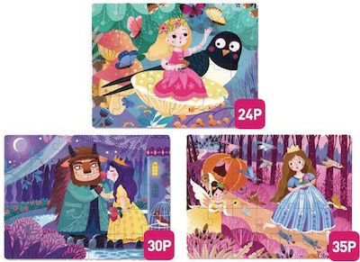 Kids Puzzle Princess Fate for 3++ Years 79pcs MiDeer