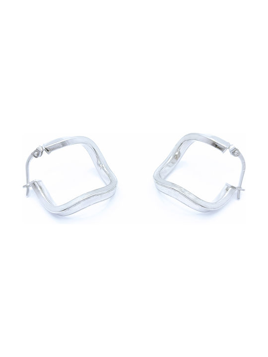 PS Silver Earrings Hoops made of Silver