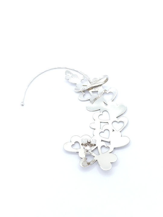 PS Silver Single Earring Ear Climber made of Silver
