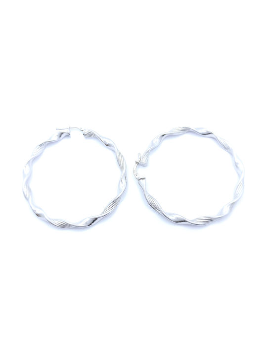 PS Silver Earrings Hoops made of Silver