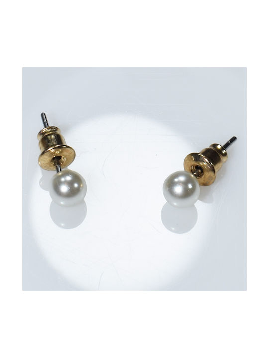 Bizoutaki Earrings Gold Plated with Pearls