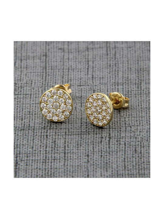 Ios Earrings made of Gold 14K with Stones