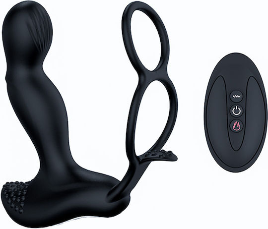 Kinksters Anal Plug with Wireless Functionality and Vibration Black