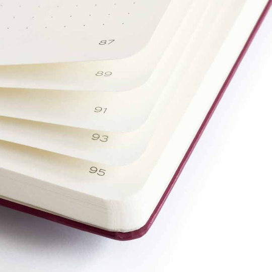 Leuchtturm1917 Bauhaus Carnet A5 cu Puncte și Elastic Albastru