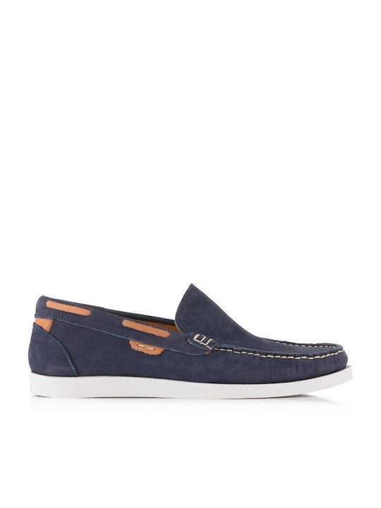 Antonio Shoes Δερμάτινα Ανδρικά Casual Παπούτσια Ανατομικά Μπλε