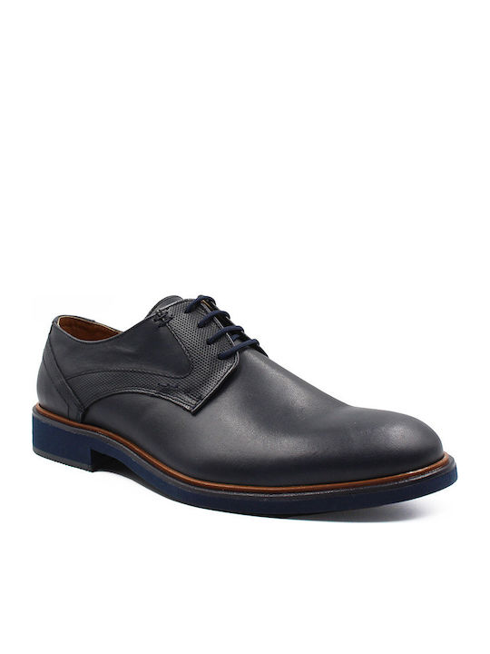 Men's Leather Casual Shoes Blue
