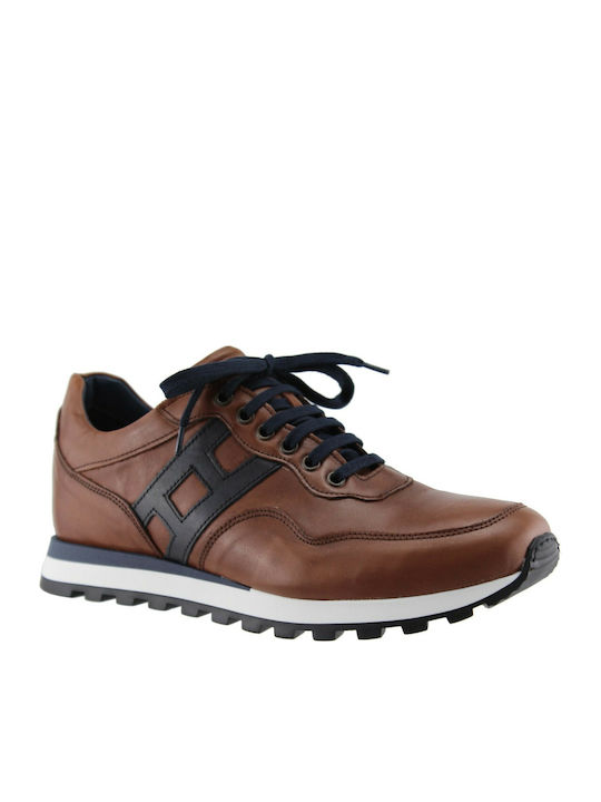 Antonio Shoes Leder Herren Freizeitschuhe Tabac Braun