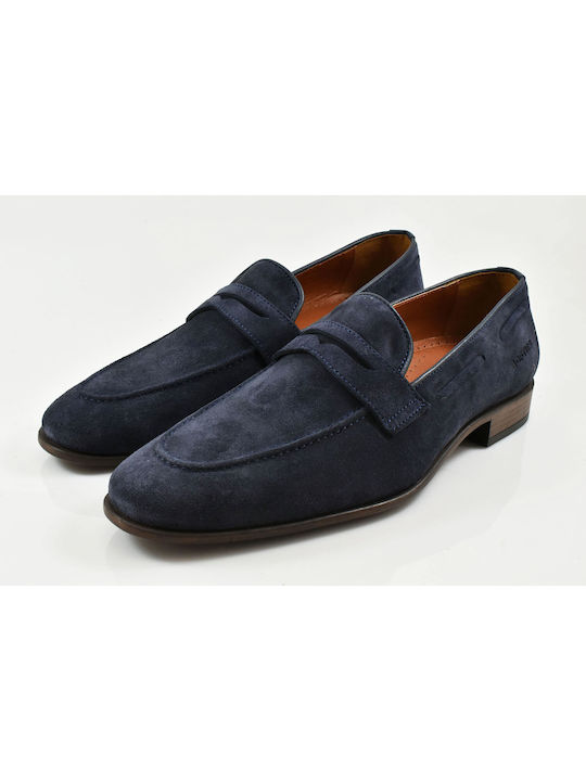 Softies Men's Moccasins Blue 8126