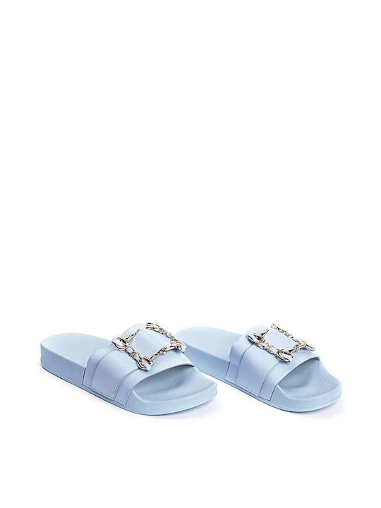 Keep Fred Women's Flat Sandals in Blue Color