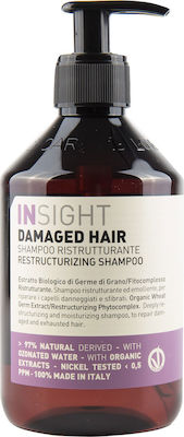 Insight Professional Damaged Hair Restructurizing Shampo Shampoos Wiederaufbau/Ernährung für Beschädigt Haare 1x400ml