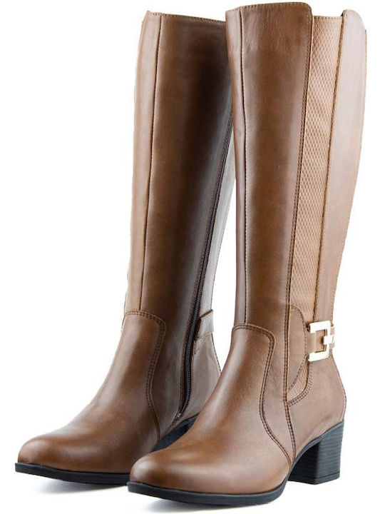 Softies Leather Women's Boots Beige