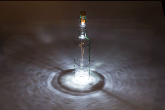 Out of the Blue Dekorative Lampe Flasche Braun