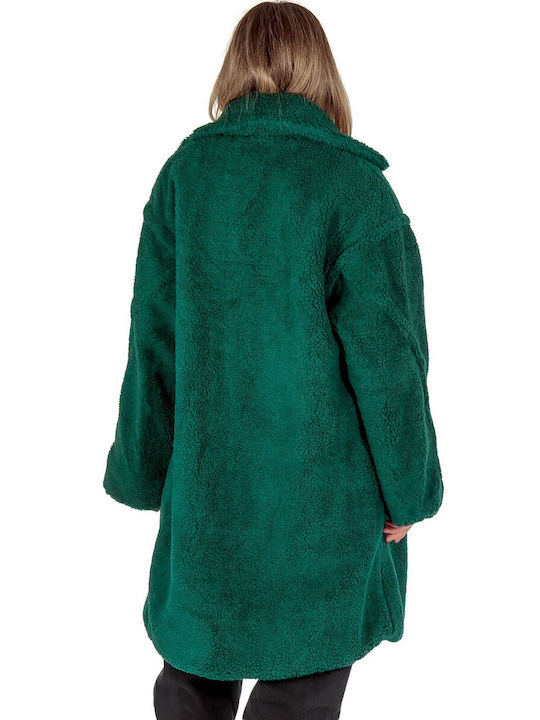 Silia D Women's Short Fur Green