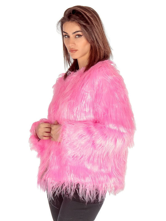 Silia D Women's Short Fur Pink