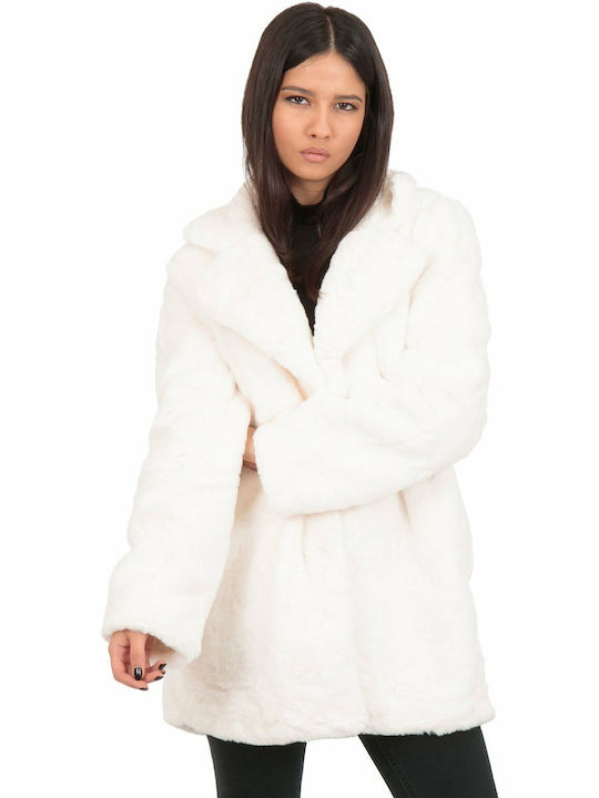 Women's Long Fur White