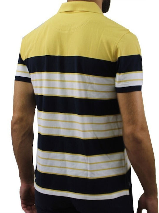 Dors Men's Short Sleeve Blouse Polo Yellow