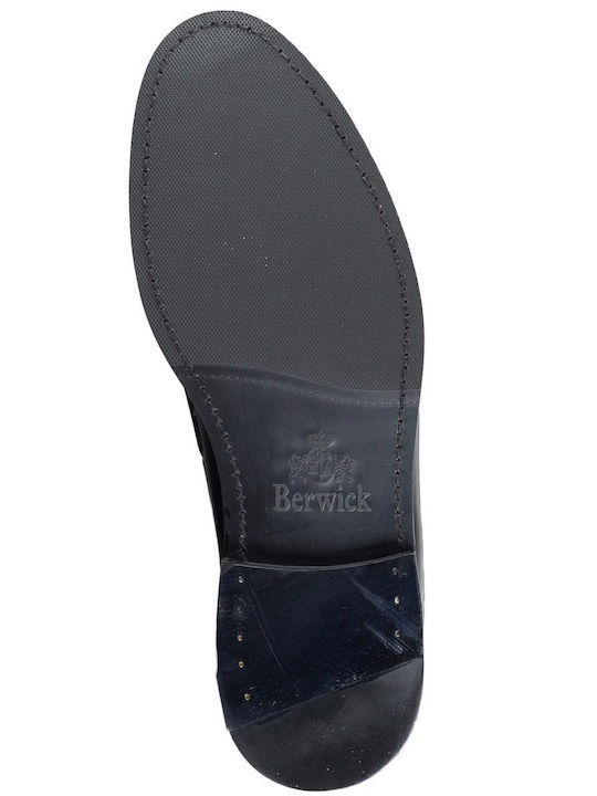 Leder Herren Mokassins in Schwarz Farbe