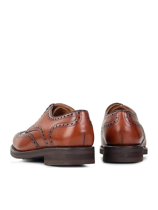 Leder Herren Mokassins in Tabac Braun Farbe