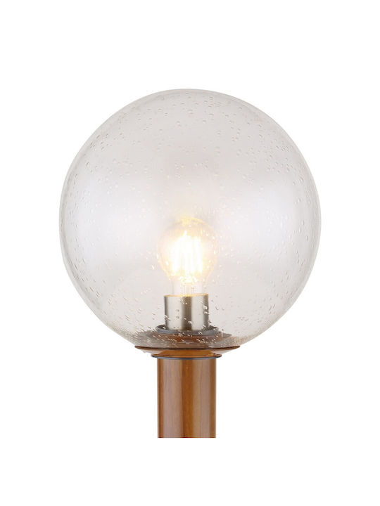 Globo Lighting Lampa Posta Pentru Exterior 15W IP44 Cu Bază De Bec E27 Maro