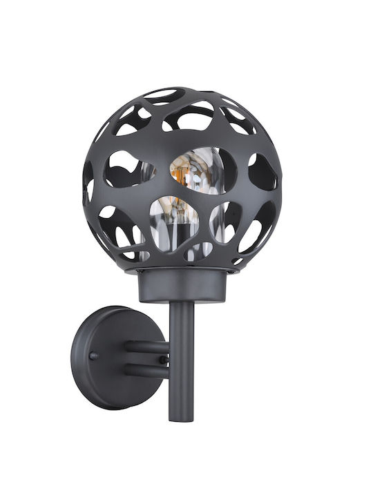 Globo Lighting Επιτοίχιο Εξωτερικό Φαναράκι E27 IP44 20x32.7εκ.