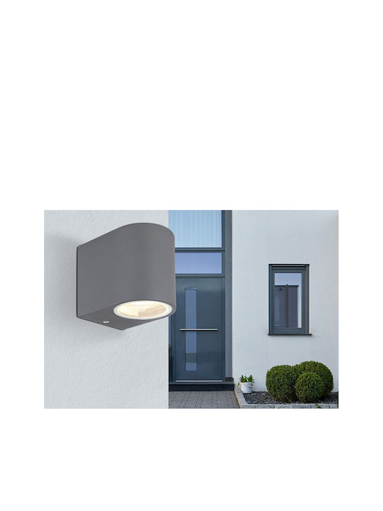 Globo Lighting Επιτοίχιο Εξωτερικό Σποτ GU10 IP44 6.8x8.1εκ.