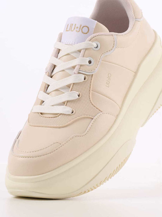 Liu Jo Damen Sneakers Beige