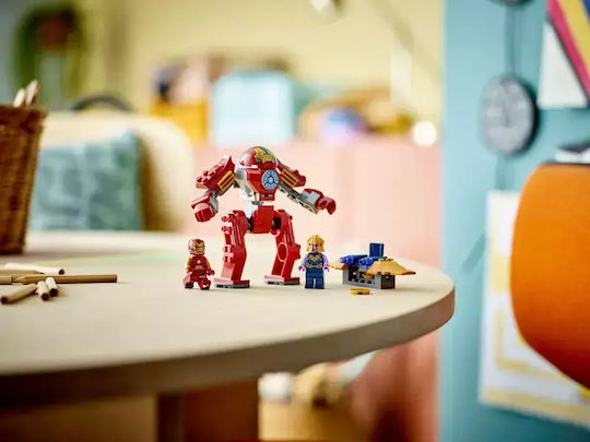LEGO Marvel Iron Man Hulkbuster vs. Thanos pentru 4+ Ani