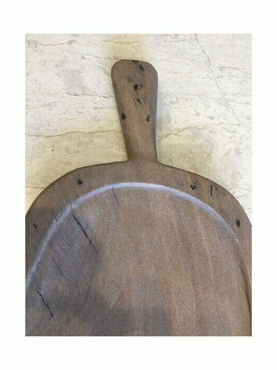 Nakaro Wood Πλατώ Σερβιρίσματος με Χειρολαβή Ξύλινο 75x35εκ.