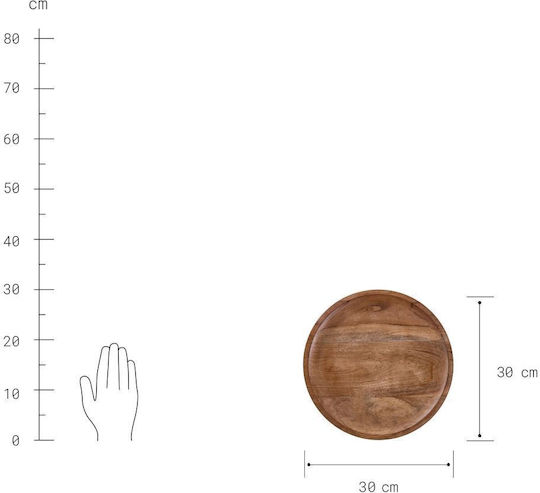 Butlers Platou de Servire Lemn 30x30x1.8buc 1buc