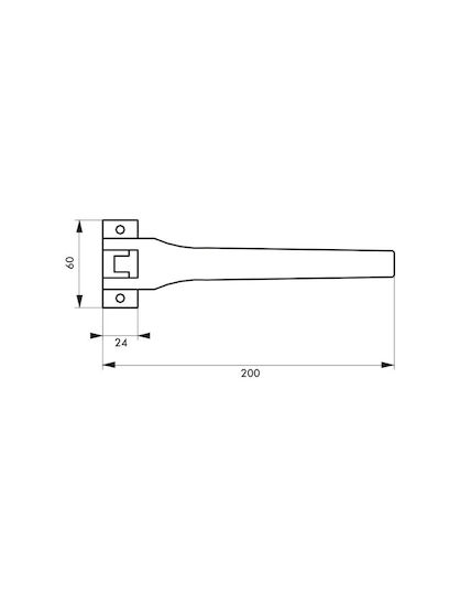Thirard Door Return Mechanism Door Silver
