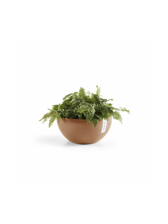 Ecopots Brussels Ghiveci de flori 30x14cm în Culoare Maro 74.001.30TC