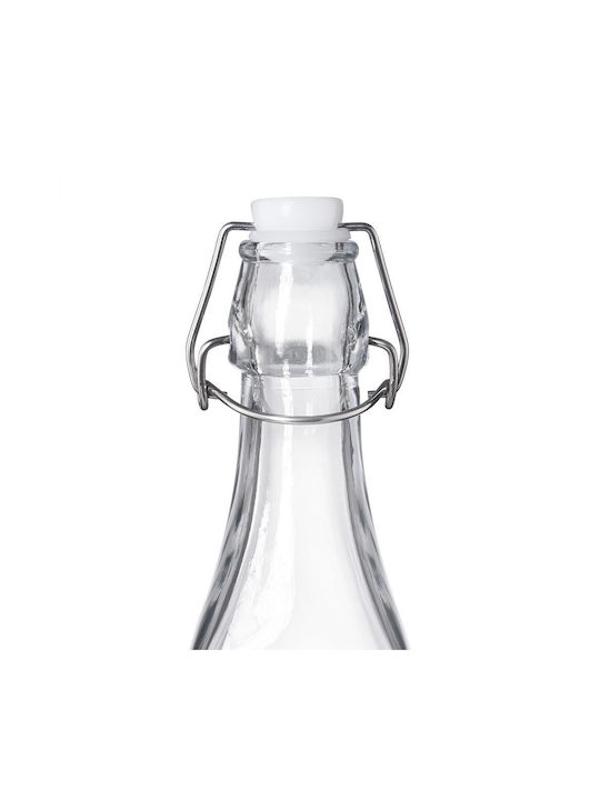 Butlers Μπουκάλι Νερού Γυάλινο με Κλιπ Διάφανο 500ml