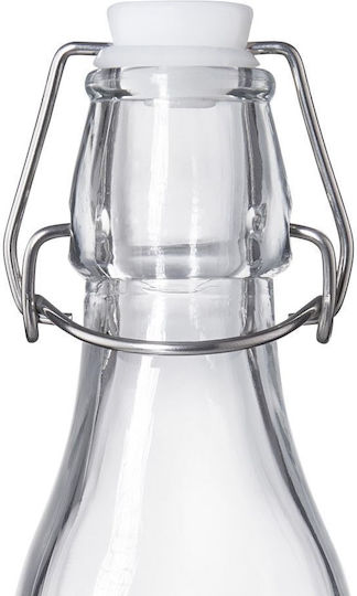 Butlers Bottle Water Glass with Clip Transparent 250ml