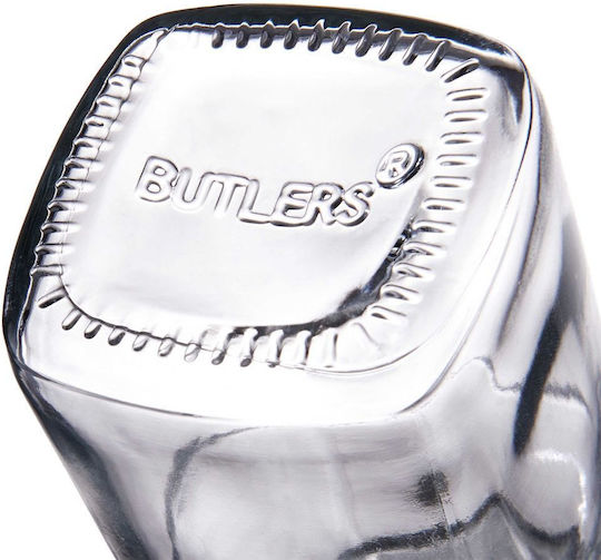 Butlers Bottle Water Glass with Clip Transparent 250ml