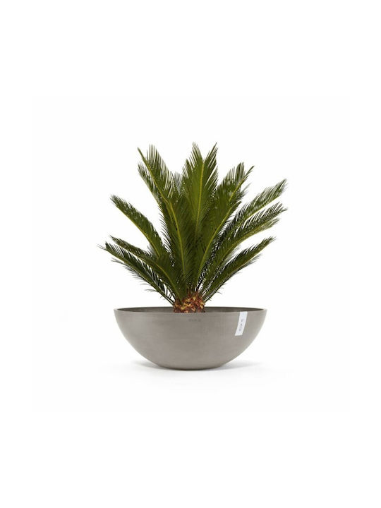 Ecopots Vienna Pot Plastic Taupe 70x70x25.5cm.