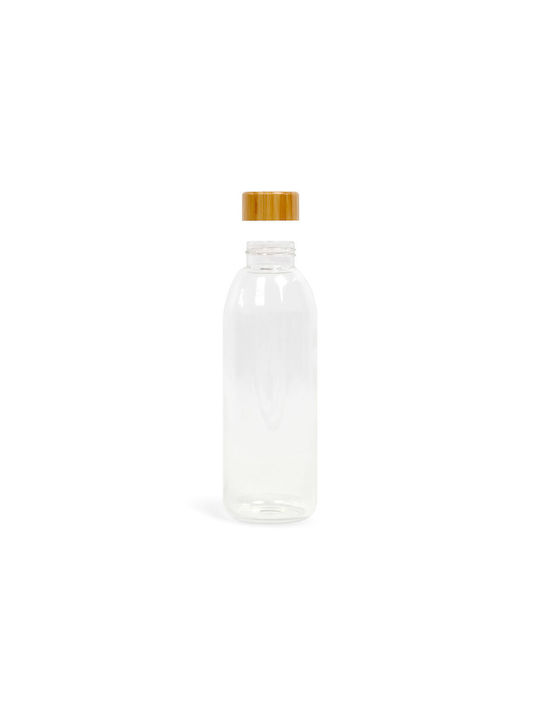 Livoo Flasche Wasser Glas mit Schraubverschluss Transparent 550ml