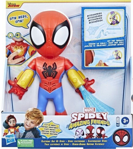 Action Figure Spidey and His Amazing Friends Spider-Man with Sounds for 3+ years Years