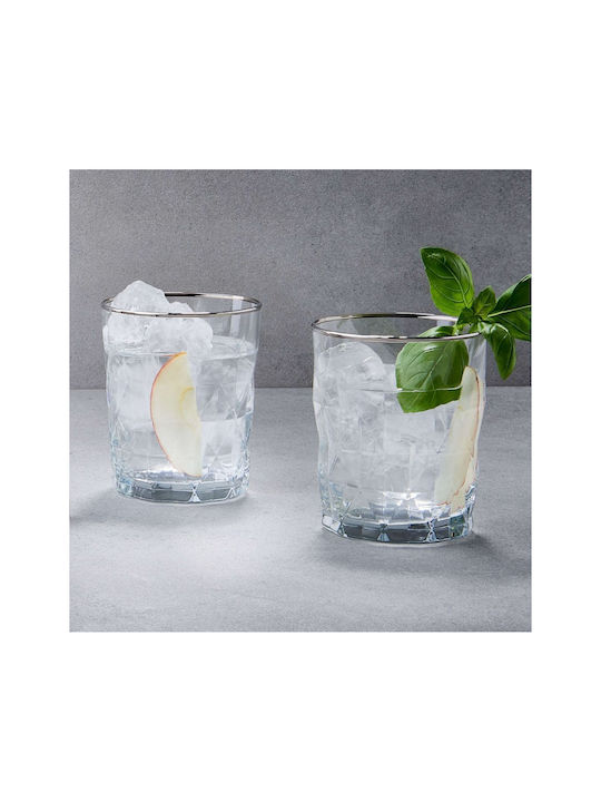 Butlers Ποτήρι Καφέ/Freddo από Γυαλί σε Ασημί Χρώμα 345ml