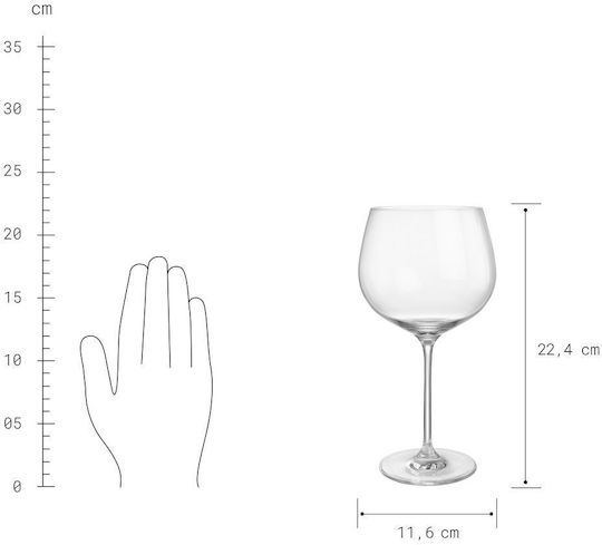 Butlers Ποτήρι από Γυαλί Κολωνάτο 780ml