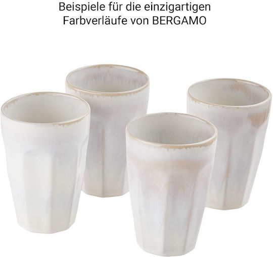 Butlers Ceramic Glass In White Colour 330ml