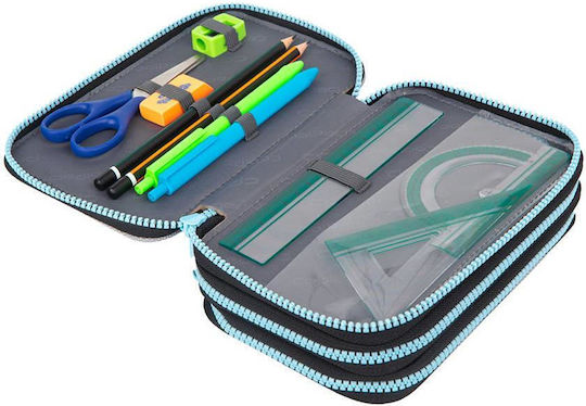 Coolpack JUMPER 3 Federmäppchen Gefüllt mit 3 Fächern Mehrfarbig