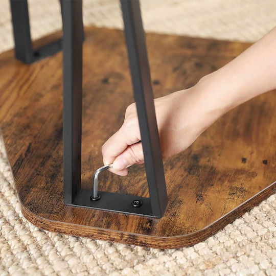 Set Zigon Rectangular Din Lemn Maro 3 Buc M58.7xL51.9xÎ45.5cm