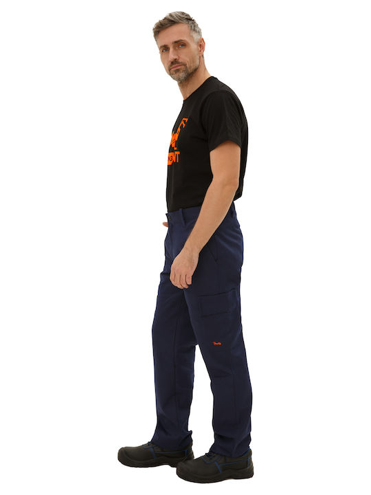 strongAnt Work Cotton Trousers Blue